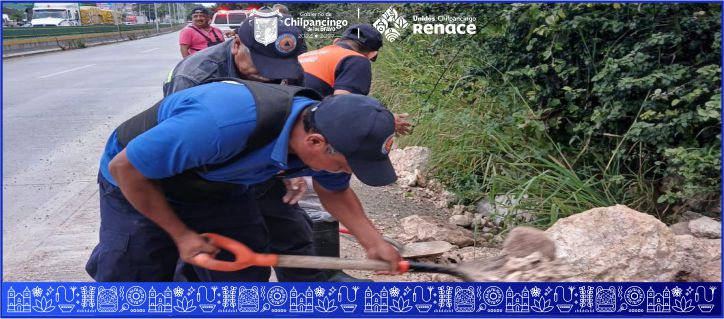 El Gobierno de Chilpancingo trabaja por tu seguridad 🚧.