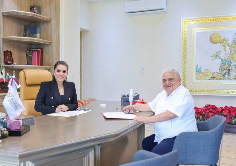 Reunión con la gobernadora Evelyn Salgado Pineda