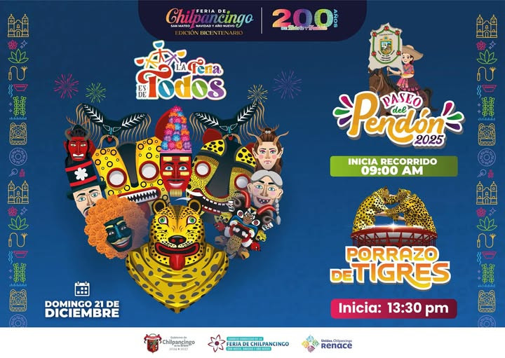 Mañana celebramos lo que nos identifica y nos llena de orgullo como chilpancingueños.