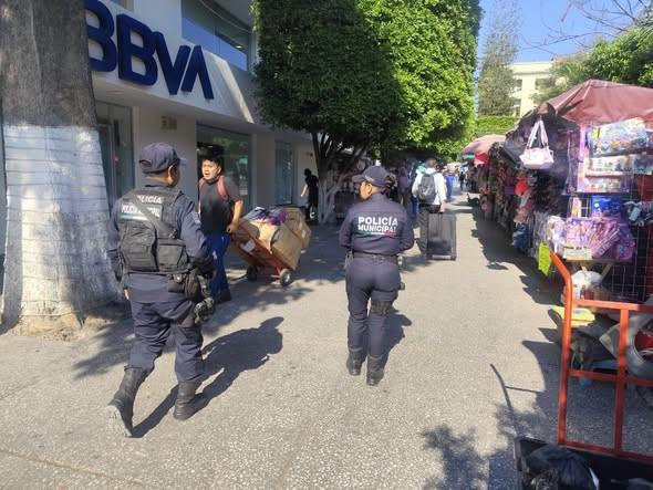 Presencia y recorridos preventivos de la Secretaría de Seguridad y Protección Ciudadana Municipal